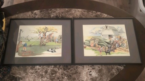 1950s 14x10 framed - 14x10, art