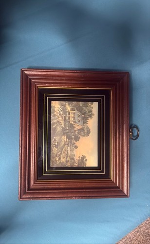 Vintage framed lithograph a - vintage, of